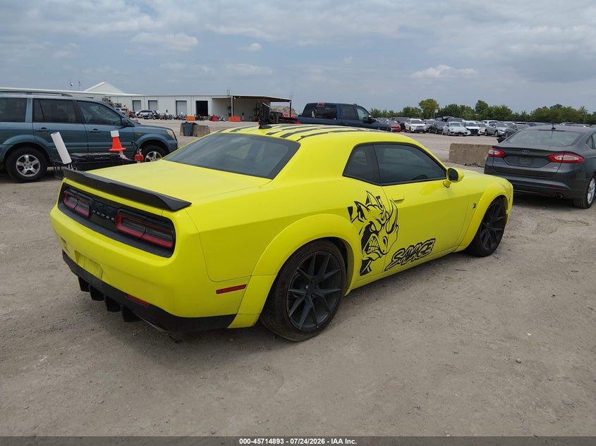 Vin: 2c3cdzfj6gh185459, lot: 46213575, dodge challenger 392 hemi scat pack shaker 20164