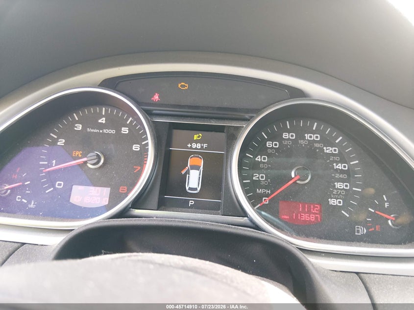 2011 AUDI Q7 auction photo 7