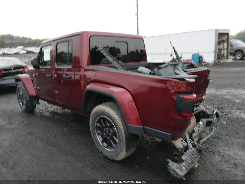 Vin: 1c6hjtfg4nl106888, lot: 46213609, jeep gladiator overland 4x4 20223