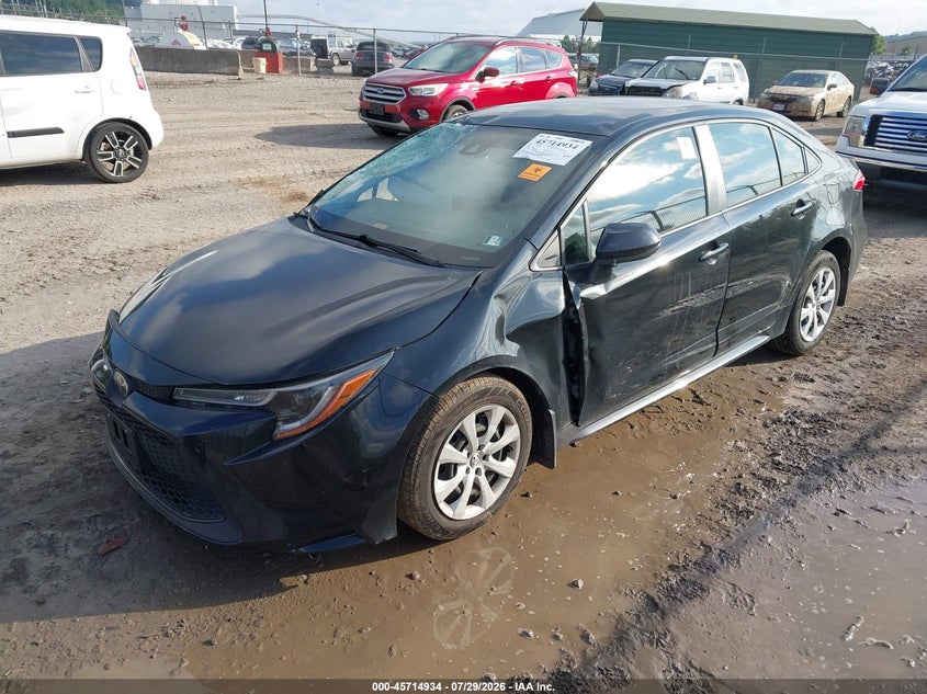 Vin: jtdepmae1nj208957, lot: 46213616, toyota corolla le 20222