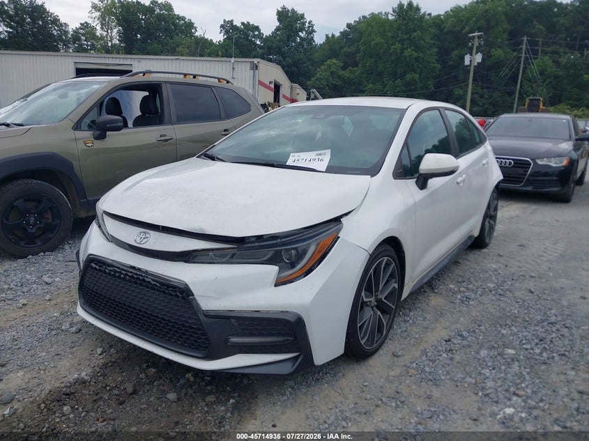 Vin: 5yfs4rce8lp027613, lot: 46213618, toyota corolla se 20202