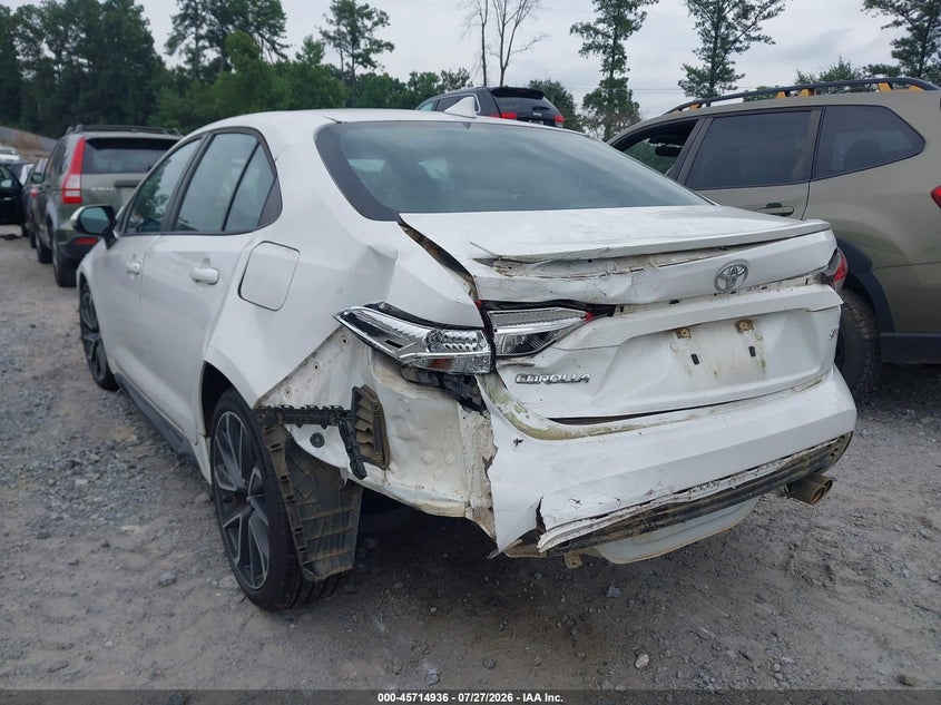 Vin: 5yfs4rce8lp027613, lot: 46213618, toyota corolla se 20203