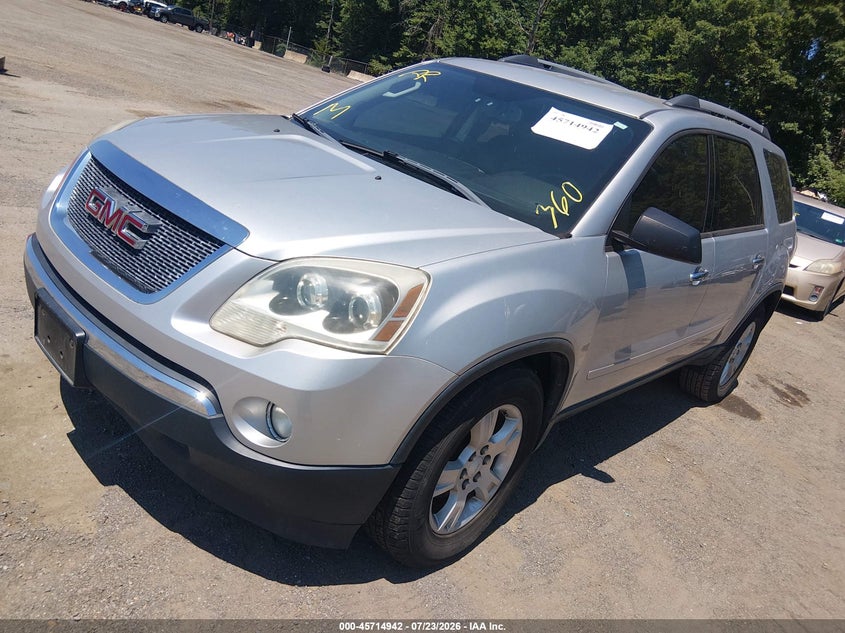 Vin: 1gkkrned2cj286315, lot: 46213624, gmc acadia sl 20122