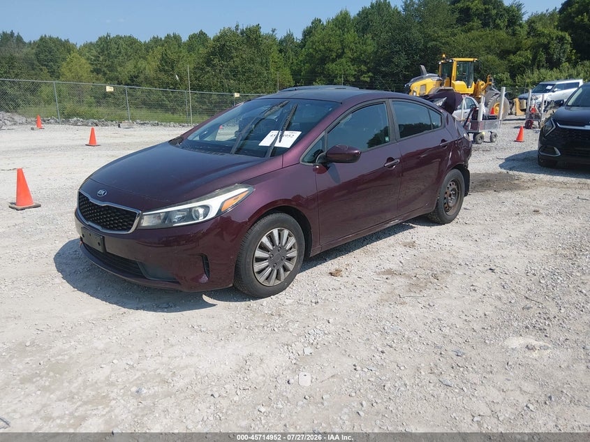 Vin: 3kpfk4a74he045842, lot: 46213634, kia forte lx 20172