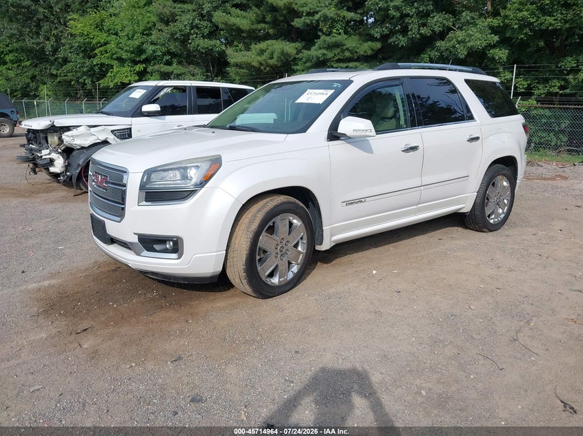 Vin: 1gkkvtkd8gj188626, lot: 46213646, gmc acadia denali 20162