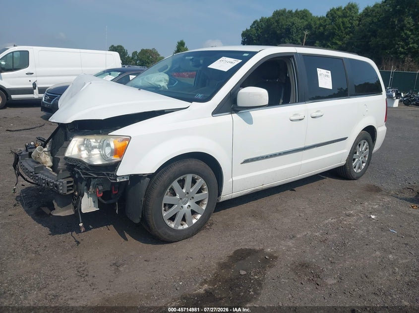 Vin: 2c4rc1bg7er383009, lot: 46213663, chrysler town & country touring 20142