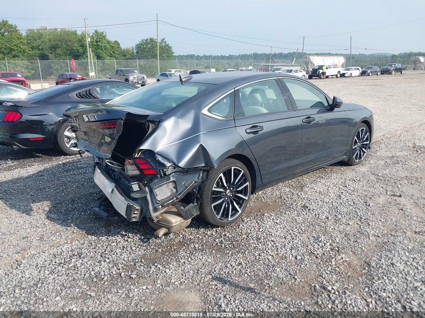 Vin: 1hgcy2f83ra056604, lot: 46213697, honda accord hybrid touring 20244
