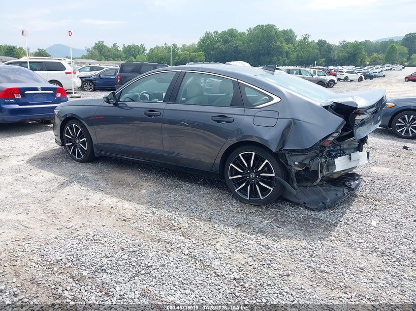 Vin: 1hgcy2f83ra056604, lot: 46213697, honda accord hybrid touring 20243