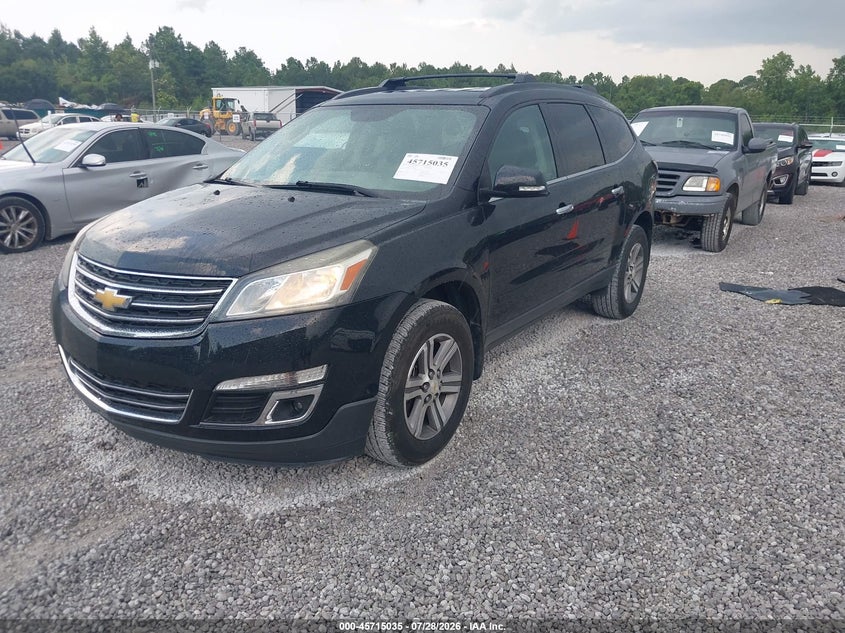 Vin: 1gnkrhkd6hj295258, lot: 46213717, chevrolet traverse lt 20172