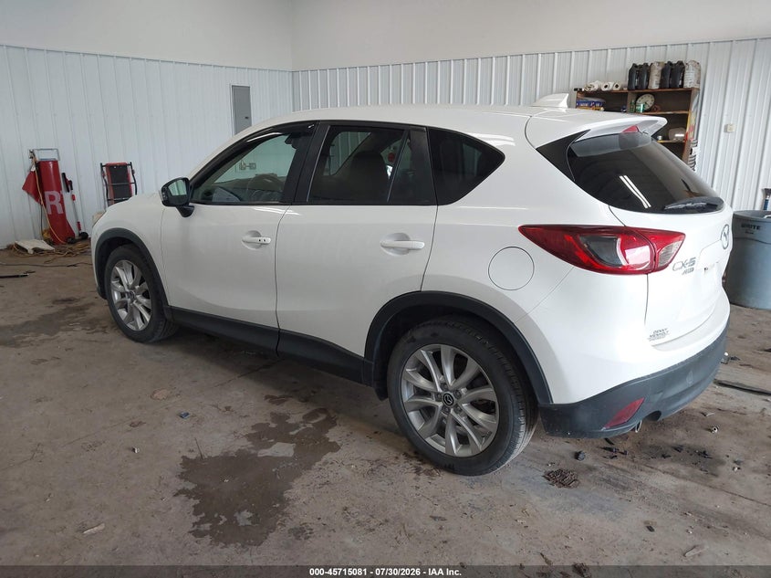 Vin: jm3ke4dy9e0393223, lot: 46213763, mazda cx-5 grand touring 20143