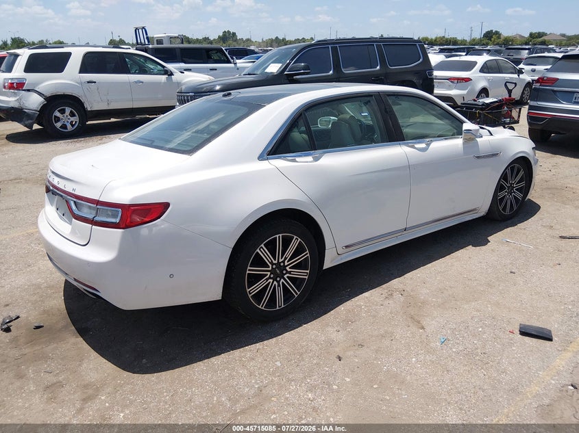 Vin: 1ln6l9rp9h5628199, lot: 46213767, lincoln continental reserve 20174