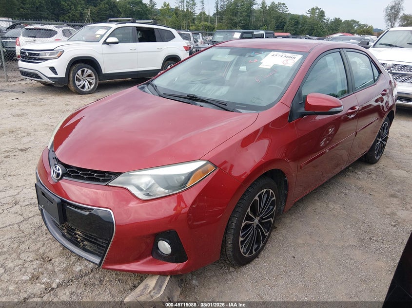 2015 TOYOTA COROLLA SEDAN 1.8L I-4 DOHC, VVT, 132HP
