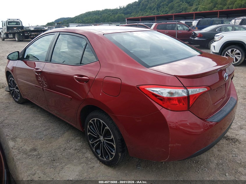 2015 TOYOTA COROLLA SEDAN 1.8L I-4 DOHC, VVT, 132HP