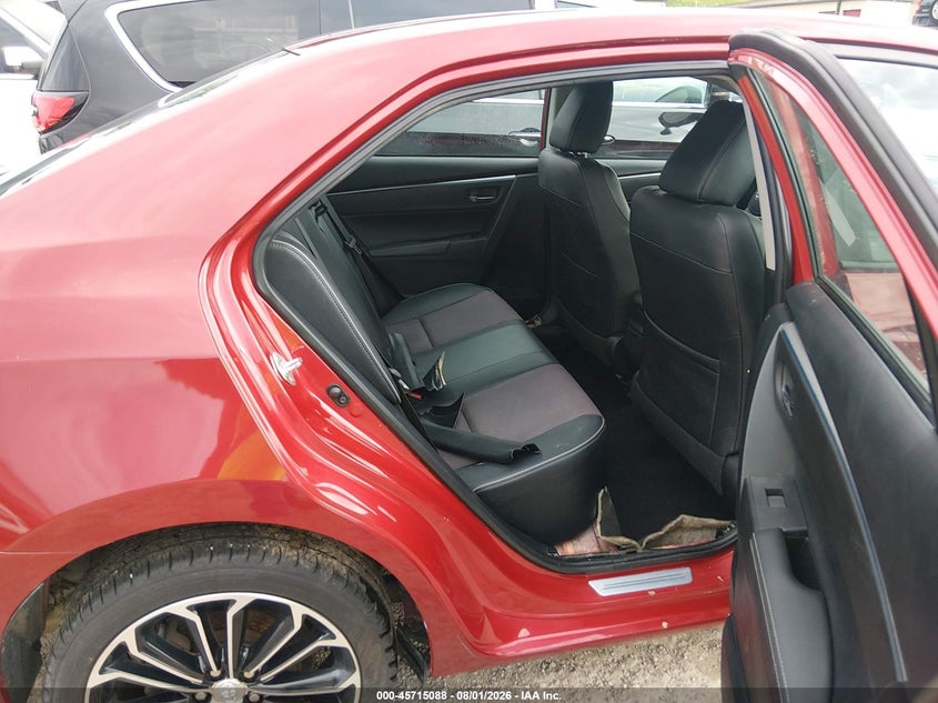 2015 TOYOTA COROLLA SEDAN 1.8L I-4 DOHC, VVT, 132HP