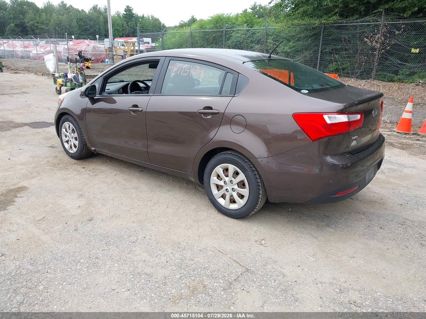 Vin: knadn4a35d6114059, lot: 46213786, kia rio ex 20133