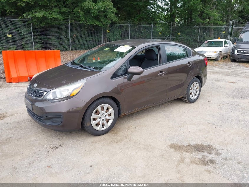 Vin: knadn4a35d6114059, lot: 46213786, kia rio ex 20132