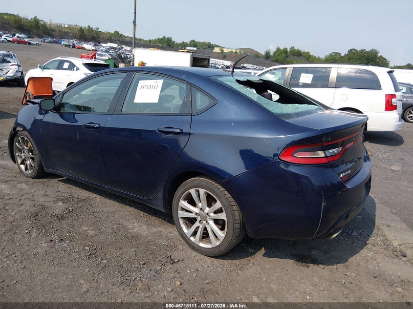 Vin: 1c3cdfbb6ed926667, lot: 46213793, dodge dart sxt 20143