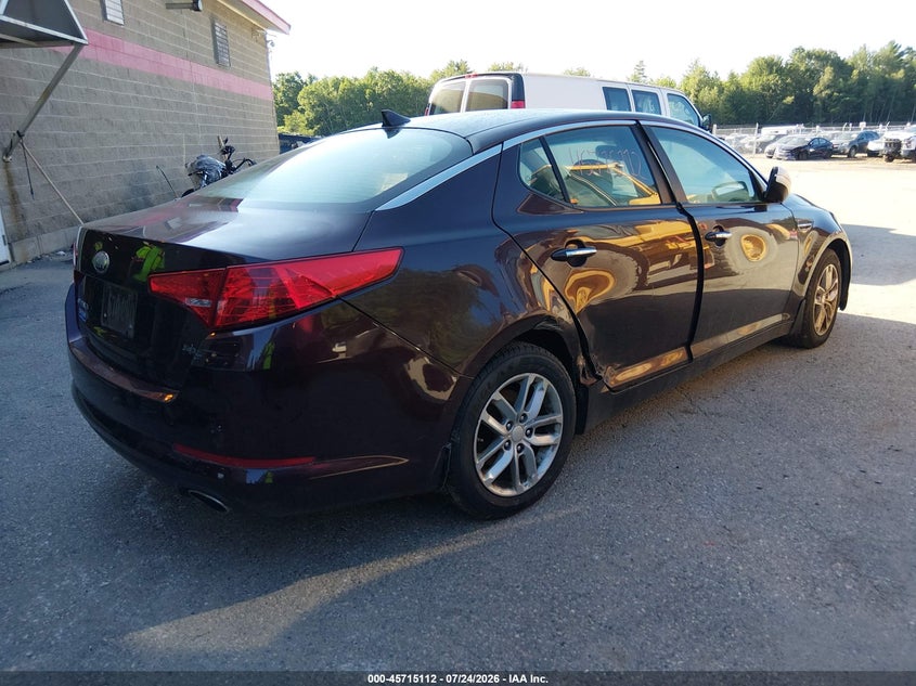 Vin: 5xxgm4a79dg200708, lot: 46213794, kia optima lx 20134