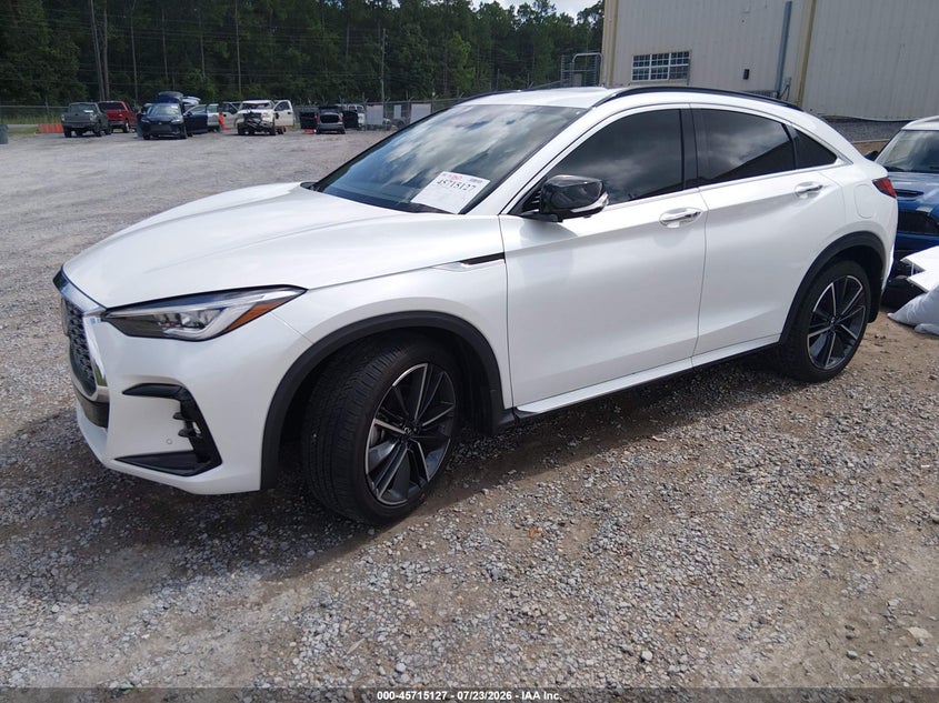 Vin: 3pcaj5lr6pf117487, lot: 46213809, infiniti qx55 sensory awd 20232