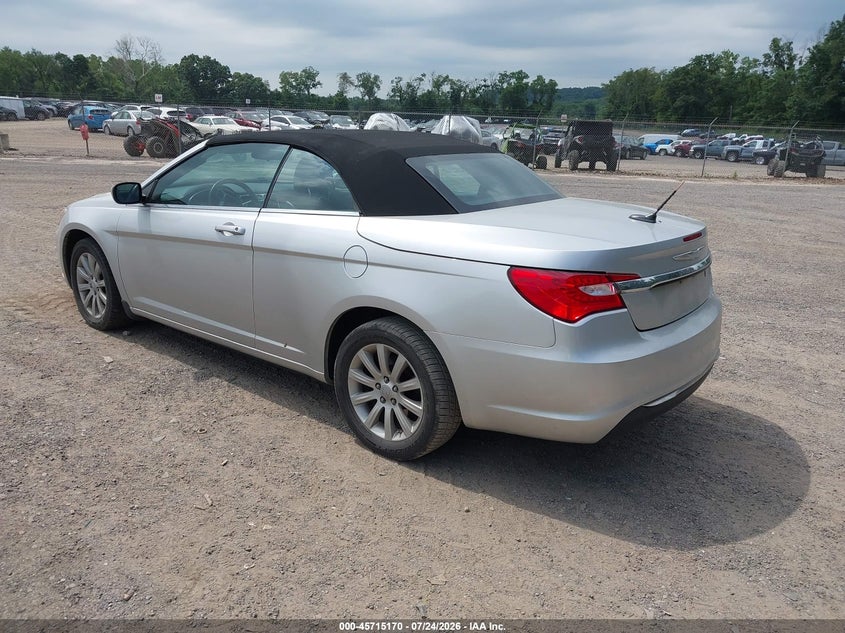 Vin: 1c3bcbeb8cn134255, lot: 46213853, chrysler 200 touring 20123