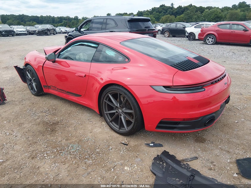 2024 PORSCHE 911 COUPE 3.0L H-6 DI, DOHC, VVT, TURBO, 379HP