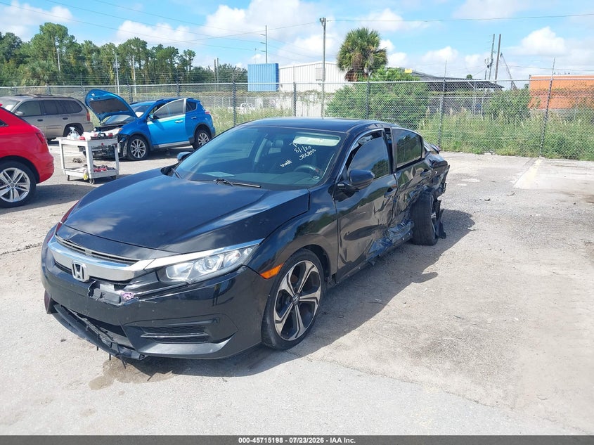 2018 Honda Civic, Left Side, IAAI, VIN 2HGFC2F58JH506853 — photo 2