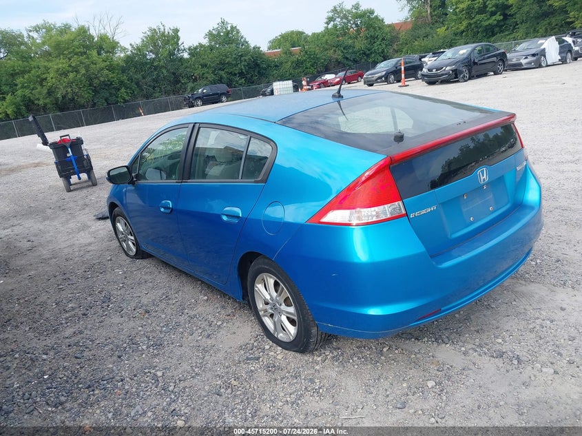 Vin: jhmze2h78as019177, lot: 46213882, honda insight ex 20103