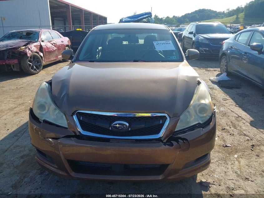 2011 SUBARU LEGACY SEDAN 2.5L H-4 VVT, 170HP