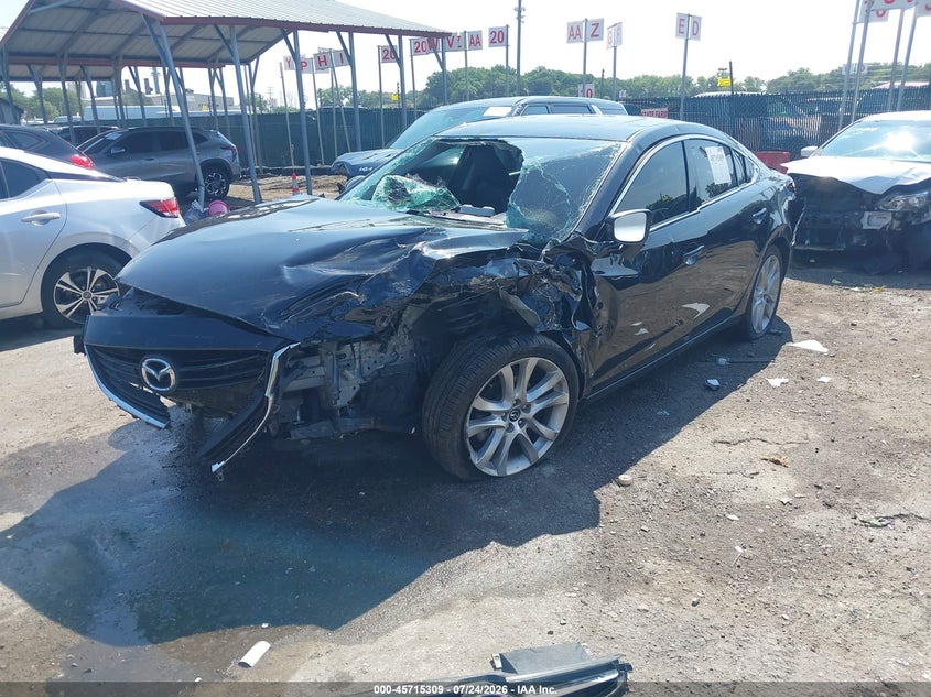 Vin: jm1gj1v54g1453810, lot: 46213991, mazda mazda6 i touring 20162