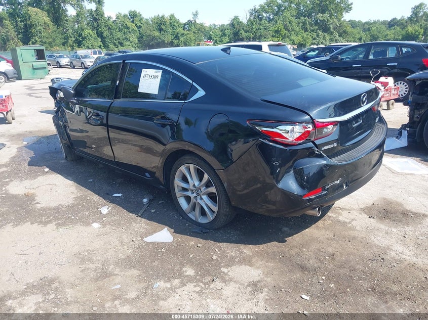 Vin: jm1gj1v54g1453810, lot: 46213991, mazda mazda6 i touring 20163