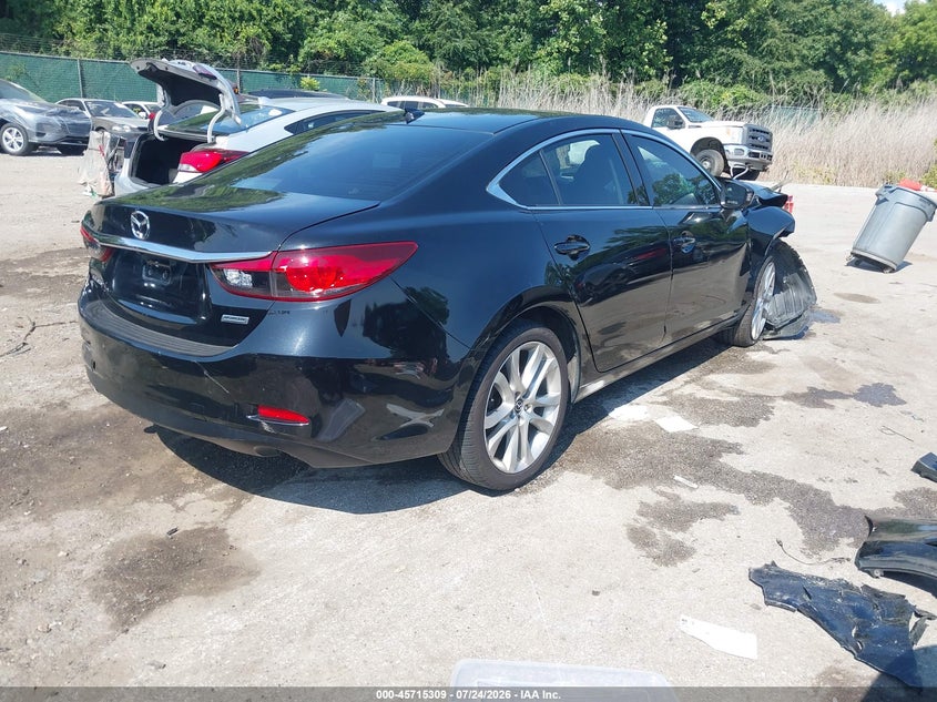 Vin: jm1gj1v54g1453810, lot: 46213991, mazda mazda6 i touring 20164
