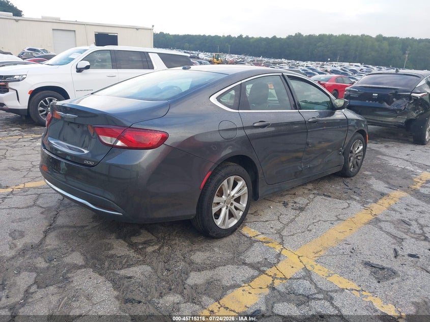 2016 CHRYSLER 200 auction photo 4