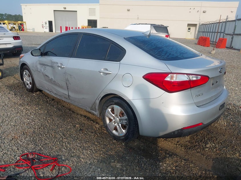 Vin: knafk4a60g5492652, lot: 46214017, kia forte lx 20163