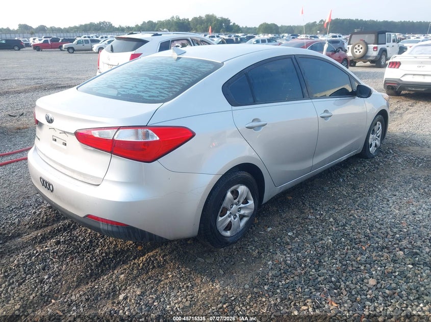 Vin: knafk4a60g5492652, lot: 46214017, kia forte lx 20164