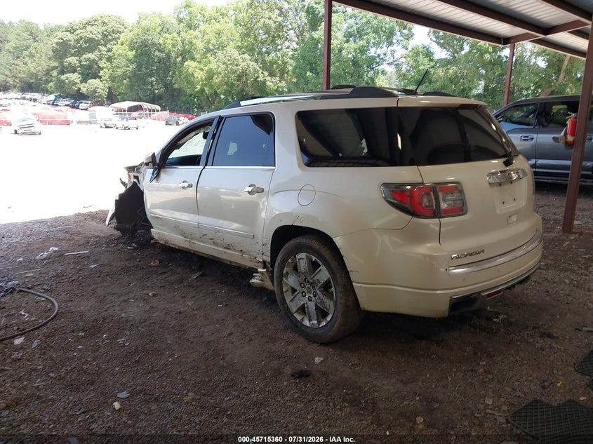 Vin: 1gkkrtkd7dj173230, lot: 46214042, gmc acadia denali 20133