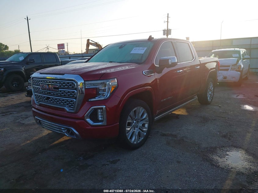 Vin: 1gtu9fel9lz309608, lot: 46214051, gmc sierra 1500 4wd  short box denali 20202