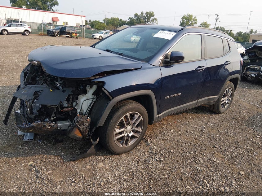 Vin: 3c4njdbb3lt228784, lot: 46214057, jeep compass sun and safety 4x4 20202