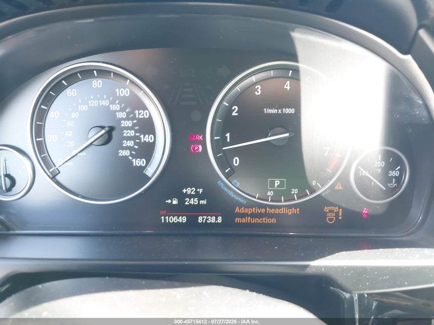 2017 BMW X5 auction photo 7