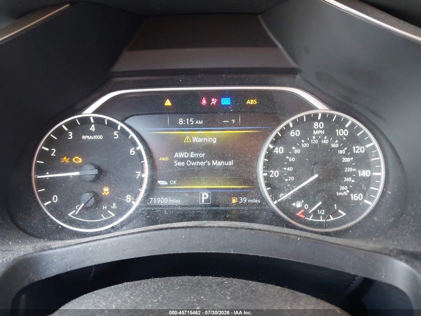 2019 NISSAN MURANO auction photo 7