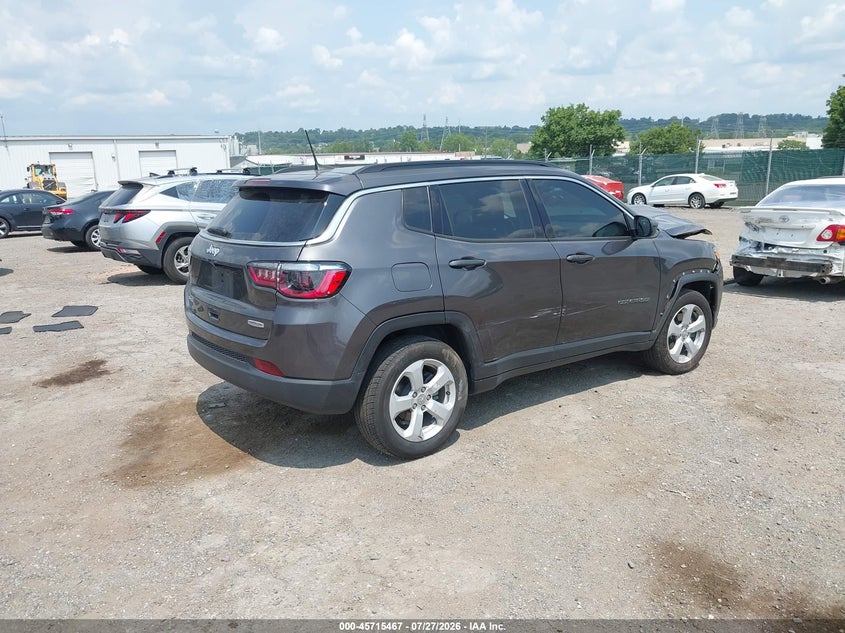 Vin: 3c4njdbb6mt544648, lot: 46214149, jeep compass latitude 4x4 20214