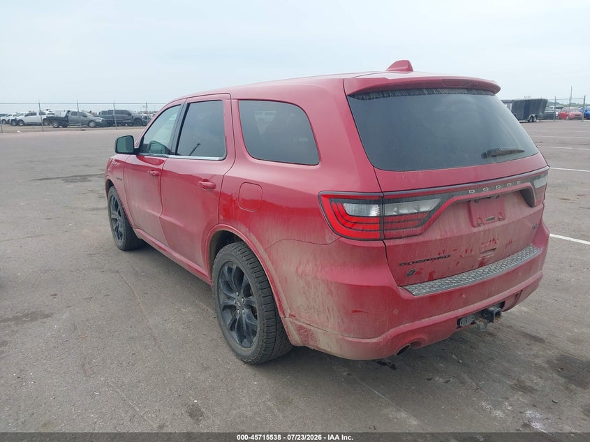 Vin: 1c4sdjct4kc803601, lot: 46214220, dodge durango r/t awd 20193