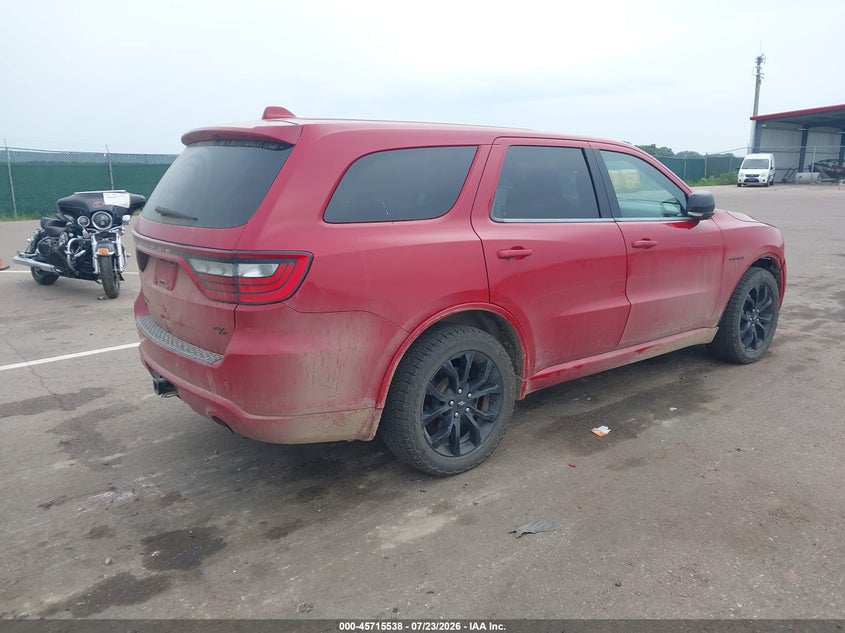Vin: 1c4sdjct4kc803601, lot: 46214220, dodge durango r/t awd 20194