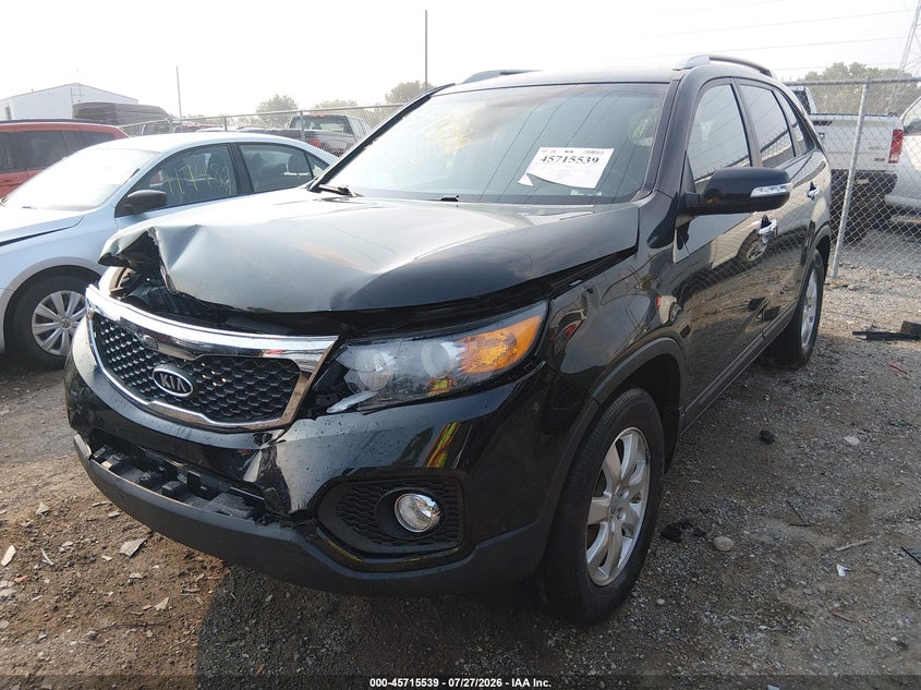 Vin: 5xykt3a60cg303475, lot: 46214221, kia sorento lx 20122