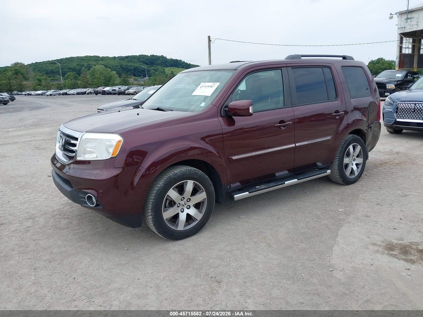 Vin: 5fnyf4h91db034726, lot: 46214264, honda pilot touring 20132