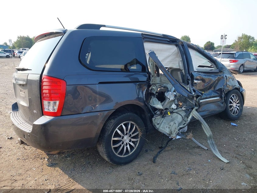Vin: kndmh4c77c6471509, lot: 46214279, kia sedona ex 20124