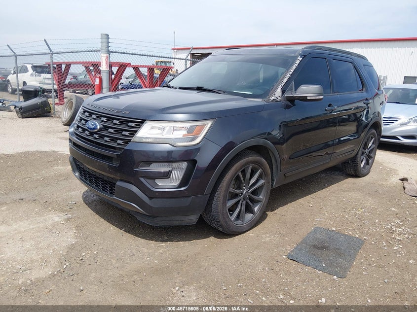 Vin: 1fm5k7d82hgd84015, lot: 46214287, ford explorer xlt 20172