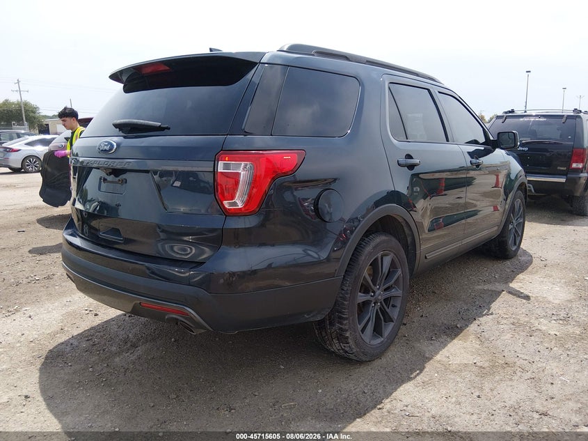 Vin: 1fm5k7d82hgd84015, lot: 46214287, ford explorer xlt 20174