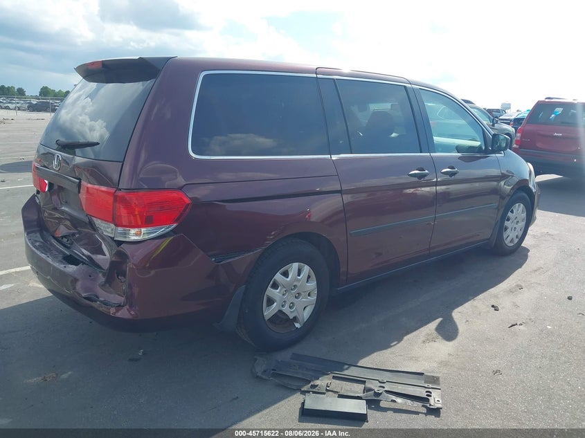 Vin: 5fnrl3h26ab112147, lot: 46214304, honda odyssey lx 20104