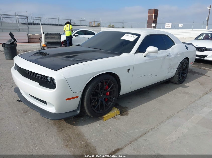 Vin: 2c3cdzc93fh834580, lot: 46214322, dodge challenger srt hellcat 20152