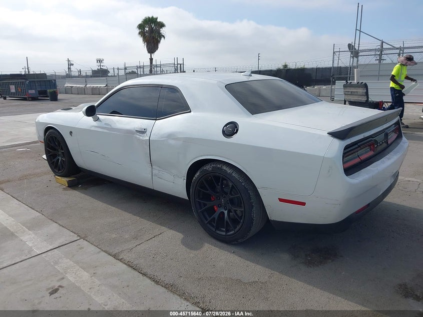 Vin: 2c3cdzc93fh834580, lot: 46214322, dodge challenger srt hellcat 20153